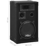 vidaXL Profesionalni pasivni scenski zvučnici HiFi 2 kom 800 W crni | shoptok.hr