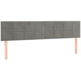  box spring s madracem LED svjetlosivi 120x190 cm tkanina | shoptok.hr