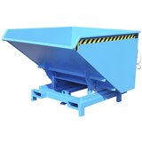 eurokraft pro Prekucna posoda za velike obremenitve, prostornina 1,7 m³, nosilnost 4000 kg, modra RAL 5012 | Shoptok.si