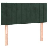 Box spring krevet s madracem tamnozeleni 120x200 cm baršunasti | shoptok.hr