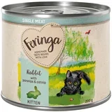 Single Meat Kitten 6 x 200 g - Kunec s pastinakom in mačjo meto