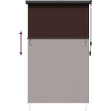 Rolo Rjava 140 x 250 cm Tkanina in aluminij, (5000247112) | Shoptok.si
