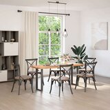  Noge za konzolno mizico v obliki črke U 2 kosa antracitne 28 x (72-73) cm jeklo | Shoptok.si