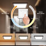  Brilagi - LED svetlo za kupatilo FRAME LED/50W/230V 3000/4000/6000K IP44 crna | Eponuda.com