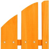 vidaXL Vrtni stol Adirondack trden les jelke oranžen | Shoptok.si