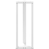  Noge za barsko mizo v obliki črke T, 2 kosa, bele barve, 40x35x(110-111) cm, jeklo | Shoptok.si