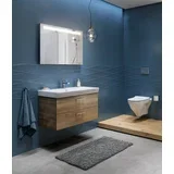 set B349 kabinet+lavabo 80 walnut