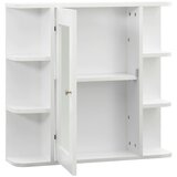  Kupaonski ormarić s ogledalom bijeli 66 x 17 x 63 cm MDF | shoptok.hr