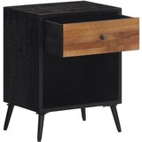  The Living Store Nočna omarica 40x30x50 cm trdna tikovina - Nočna Omarica, (21452757) | Shoptok.si