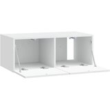  TV ormar za zid 59 5 x 31 cm Bijela Konstruirano drvo Zidne - Bijela 59 5 x 31 cm | shoptok.hr