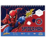 Blok RISAĆI 40LIS. PLUS ŠABLONA I NALJEPNICE SPIDERMAN DIAKAKIS 000508554 | Shoptok.si