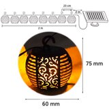  Solarni LED niz 2 m, 10 lampiona | ePonuda.com