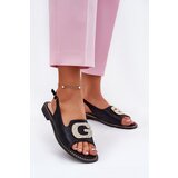 S. BARSKI Women's Sandals With Decorative Detail Black S.Barski | Shoptok.si