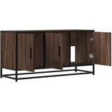 TV ormarić smeđi hrast 100x35x50 cm Konstruirano drvo i metal | shoptok.hr