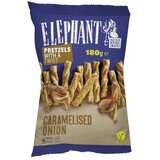 ELEPHANT Grickalica Twist - karamelizirani luk 180 g Cijene