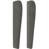  Uzglavlje s ušima tamnosivo 203x23x118/128 cm baršunasto | shoptok.hr