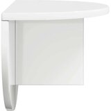  Stenska polica Visok sijaj bela 48 x 24 x 24 cm Konstruiran les, (5000201445) | Shoptok.si