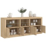  Komoda s LED svjetlima boja hrasta sonome 162 x 37 x 67 cm | Eponuda.ba