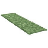  Jastuk za ležaljku s uzorkom lišća od tkanine Oxford Zelena 200 x 60 x 4 cm | Shoptok.si