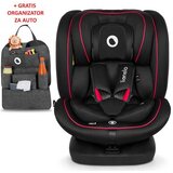 Lionelo i-Size autosjedalica Bastiaan, ISOFIX-360, 40-150cm, crven + ORGANIZATOR | shoptok.hr