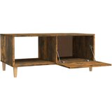  Stolić za kavu dimljeni hrast 89,5x50x40 cm konstruirano drvo | shoptok.hr