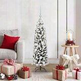 vidaXL Umestno božično drevo Zelena 120 cm PVC in Jeklo in Plastika | Shoptok.si