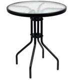 Metalflex Okrugli stol s pločom od stakla 60 x 71 cm Sofotel | shoptok.hr