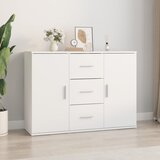  Komoda bijela 91 x 29,5 x 65 cm od konstruiranog drva | shoptok.hr
