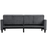 Støraa Siva sedežna garnitura iz rebrastega žameta 203 cm Hartford – | Shoptok.si