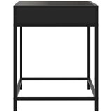  Noćni ormarić s beskonačnim LED svjetlima crni 40 x 40 x 51 cm | shoptok.hr