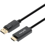 Manhattan HDMI priključni kabel 180.00 cm 152679 crna [1x muški konektor displayport - 1x muški konektor HDMI] | Eponuda.ba