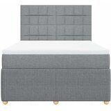  Krevet box spring s madracem svjetlosiva 160x200 cm tkanina | shoptok.hr