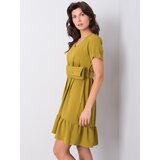 Italy Moda Dress-DHJ-SK-13078.31P-olive | Shoptok.si