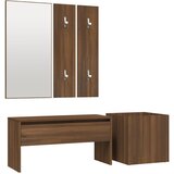 The Living Store Komplet pohištva za predsobo rjavi hrast inženirski les - Komplet Pohištva Za Predsobo, (21420240) | Shoptok.si