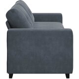  Trosjed Tamno sivi 220x78x80 cm Baršun | shoptok.hr
