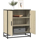 vidaXL Komoda sonoma hrast 68x35x76 cm inženirski les in kovina Cene