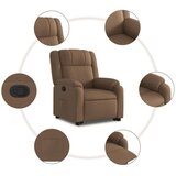 vidaXL Naslanjač s funkcijo vstajanja rjavo blago, (20927722) | Shoptok.si