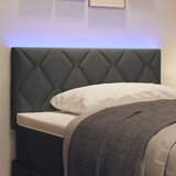  LED glava kreveta Sivi 100 cm tkanina | shoptok.hr