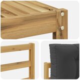  Set vanjskih sofa s jastukom 10 pcs Bijela i antracit | shoptok.hr