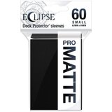 Ultra PRO Matte Eclipse Small Desk Protector Sleeves 60 - Jet Black | Eponuda.com