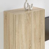 TV zidni ormar Sonoma hrast 59,5 x 31 x 80 cm Konstruirano drvo | shoptok.hr