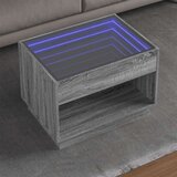  Stolić s beskonačnim LED svjetlima boja hrasta 70x50x50 cm | shoptok.hr