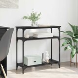  Konzolna stolica Crni hrast 75 x 29 x 75 cm Konstruirano drvo | shoptok.hr