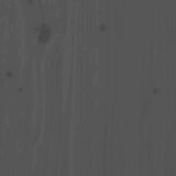 vidaXL Pisalna miza siva 110x50x75 cm trdna borovina | Shoptok.si