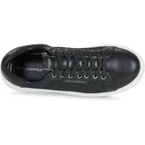 Karl Lagerfeld Nizke superge KAPRI MENS Woven Monogram Lo Lace Črna | Shoptok.si