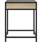  Noćni ormarić s beskonačnim LED boja hrasta 40 x 40 x 51 cm | shoptok.hr