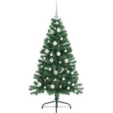  Umjetno predsvijetljeno božićno drvce Zelena 120 cm PVC | shoptok.hr