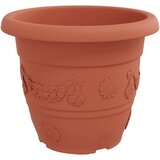  Saksije za biljke 6 pcs Crvena cigla Ø 26 x 21.5 cm Plastika | shoptok.hr