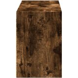 vidaXL Stenska TV omarica z LED lučkami dimljeni hrast 130x31x45 cm | Shoptok.si