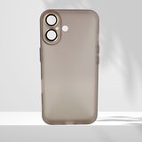  futrola matte silikon sa zastitom za kameru za iphone 16 (6.1) braon | ePonuda.com